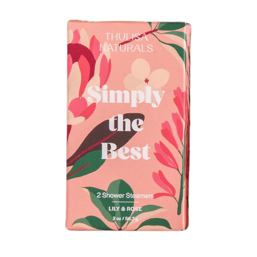 Lily & Rose Simply The Best Shower Steamers, Set Of 2