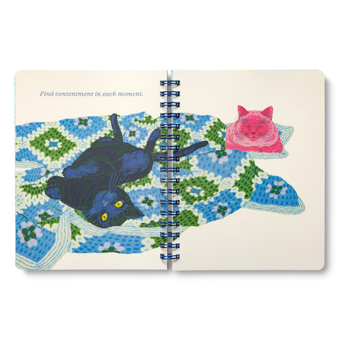 Be Who You Are. Love What You Love. - Spiral Daily Notebook