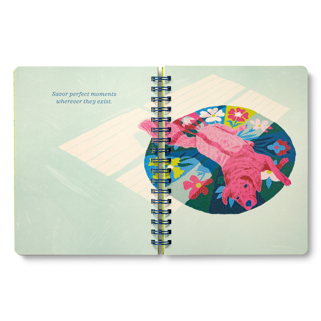 Expect The Best Things To Happen - Spiral Daily Notebook