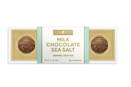 Sea Salt Caramel Dark Chocolate Truffle 4 Piece