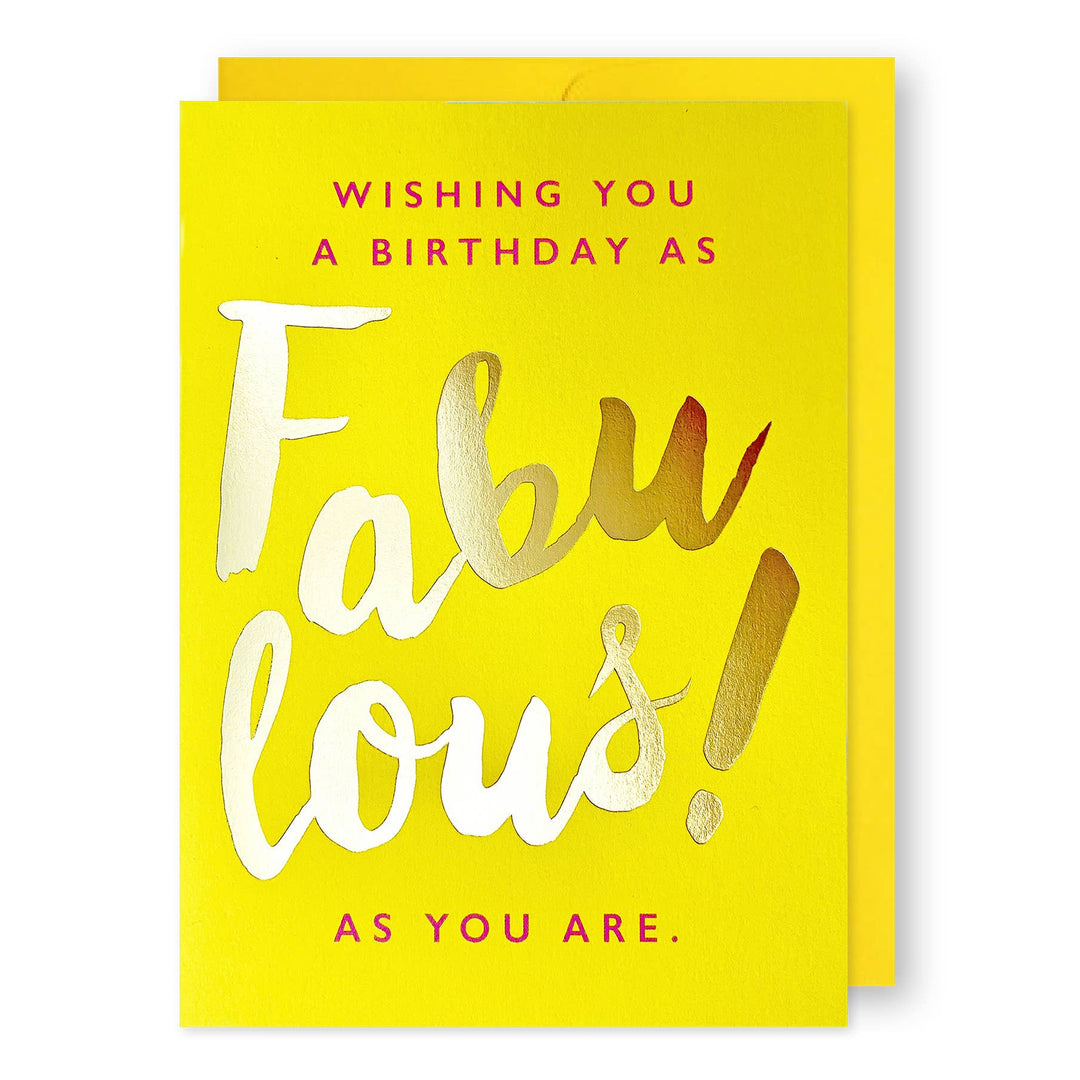 Fabulous Birthday Card