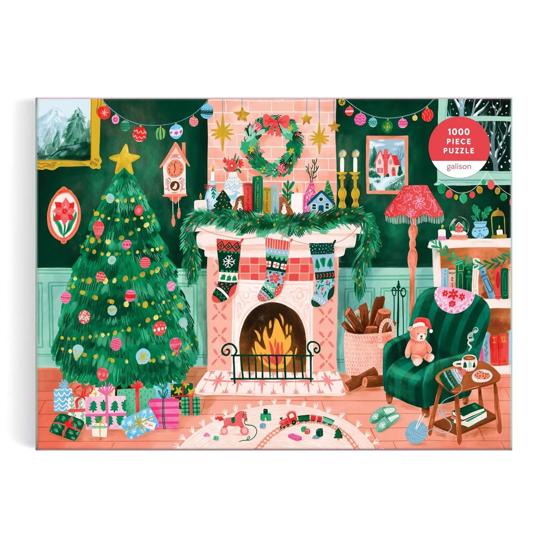 Cozy By The Fireplace Puzzle, 1000 Piece