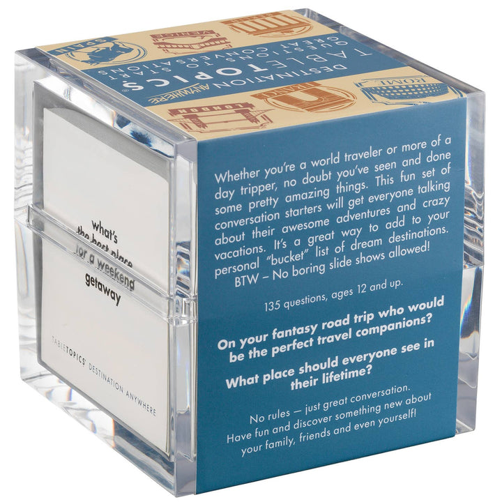 TableTopics Destination Anywhere | Conversation Starters