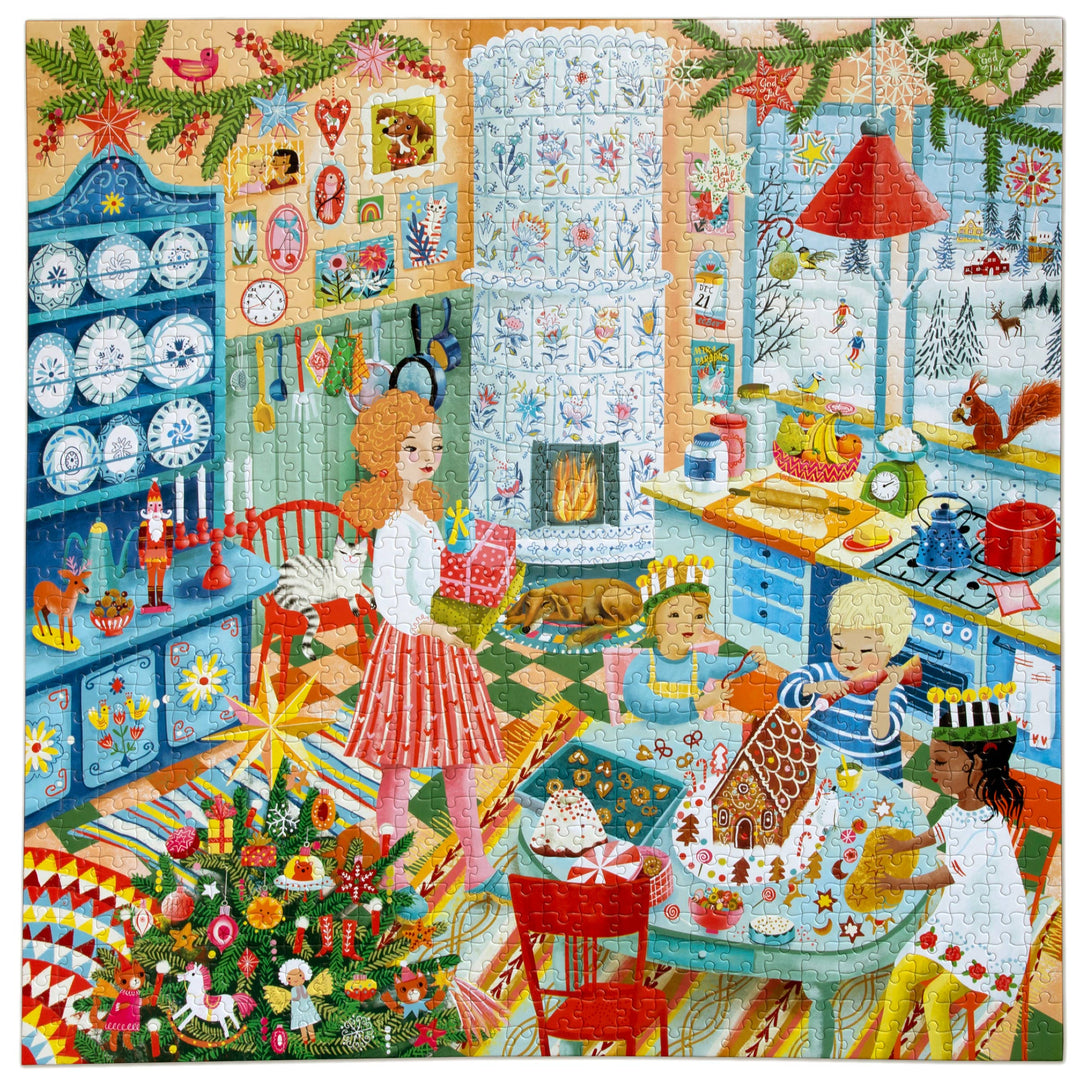 Swedish Holiday Kitchen Puzzle, 1000 Pieces