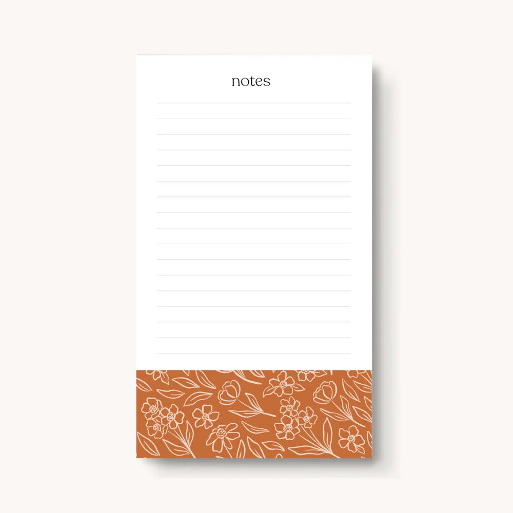 Terracotta Lined Notepad