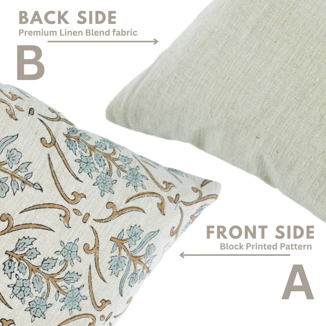 Boho Decor Linen Blend Pillow, 20" x 20"