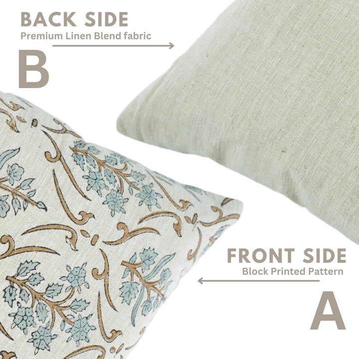 Boho Decor Linen Blend Pillow, 20" x 20"