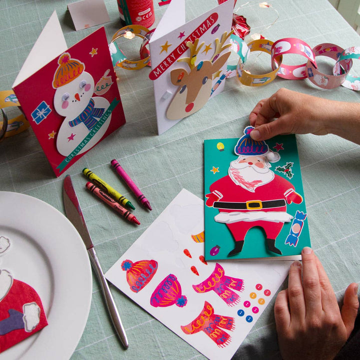 Craft With Santa Card Kit, Pack Of 12