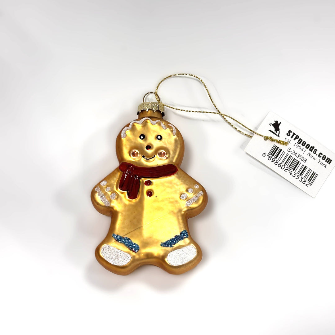 Hand-Painted Gingerbread Man Ornament