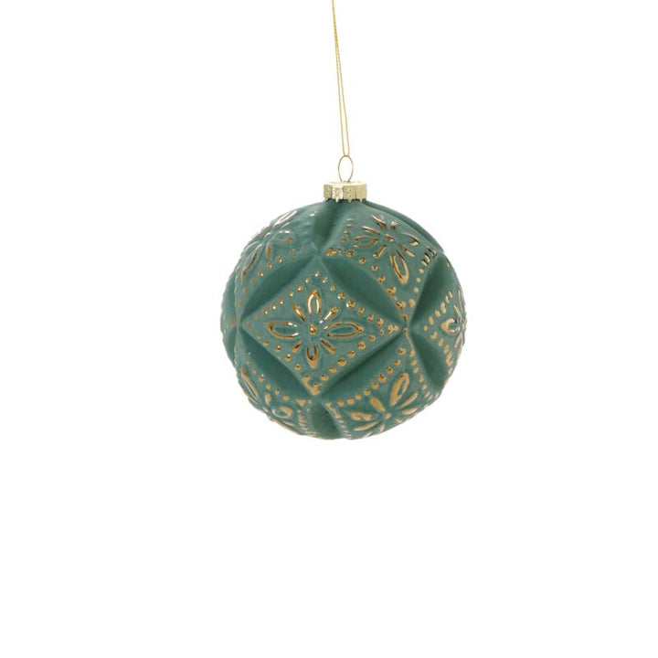 Embossed Velvet Ornament