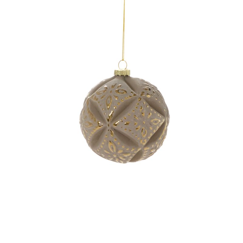 Embossed Velvet Ornament