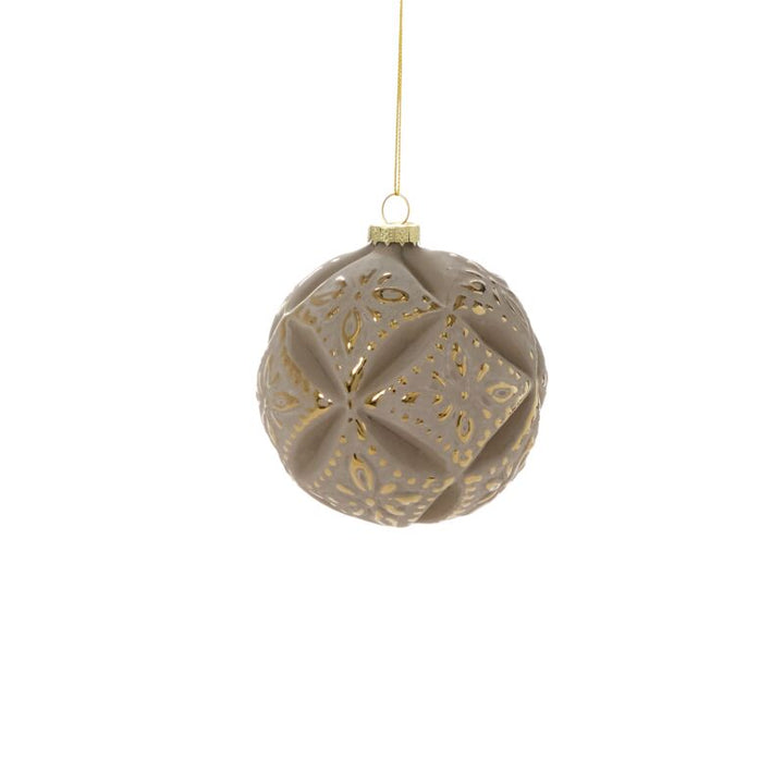 Embossed Velvet Ornament