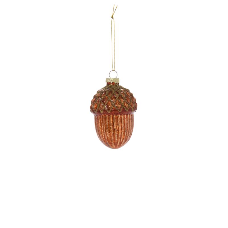 Gilded Acorn Ornament