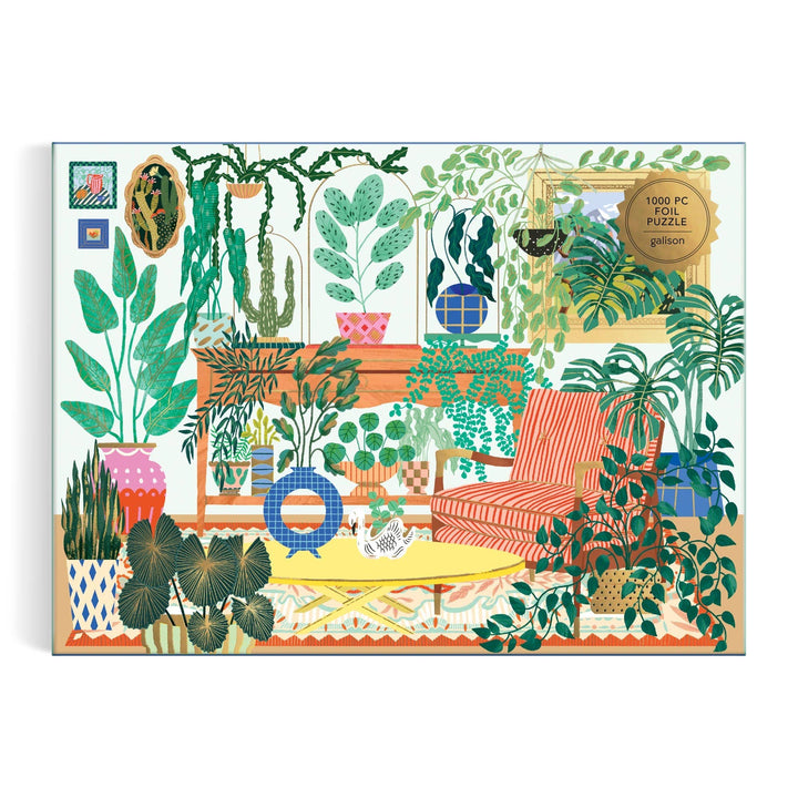 Houseplant Haven Foil Puzzle, 1000 Piece