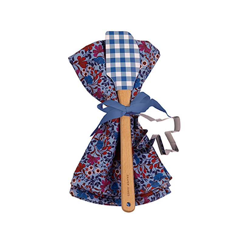 Coneflower Forever Blue Tea Towel Gift Set