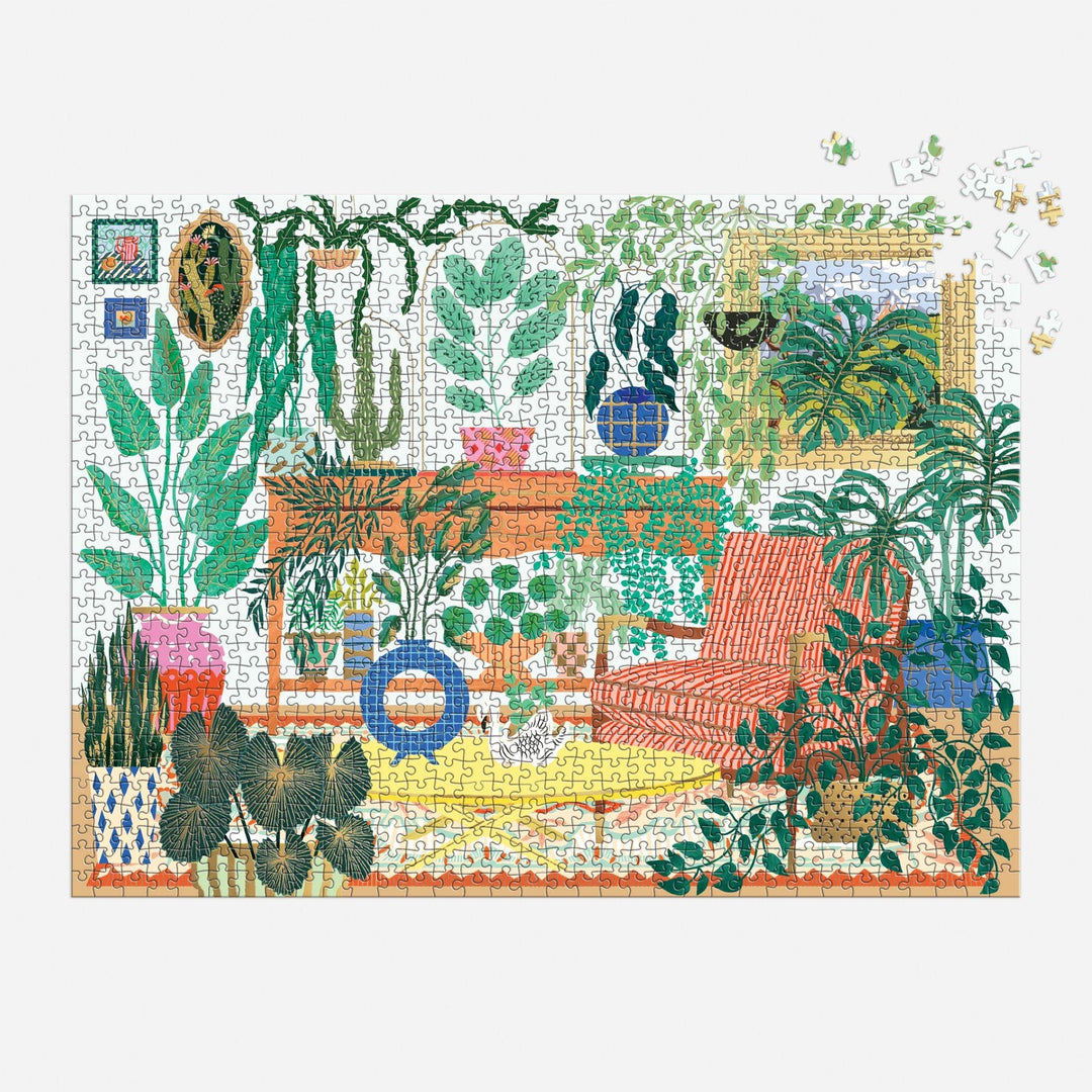 Houseplant Haven Foil Puzzle, 1000 Piece
