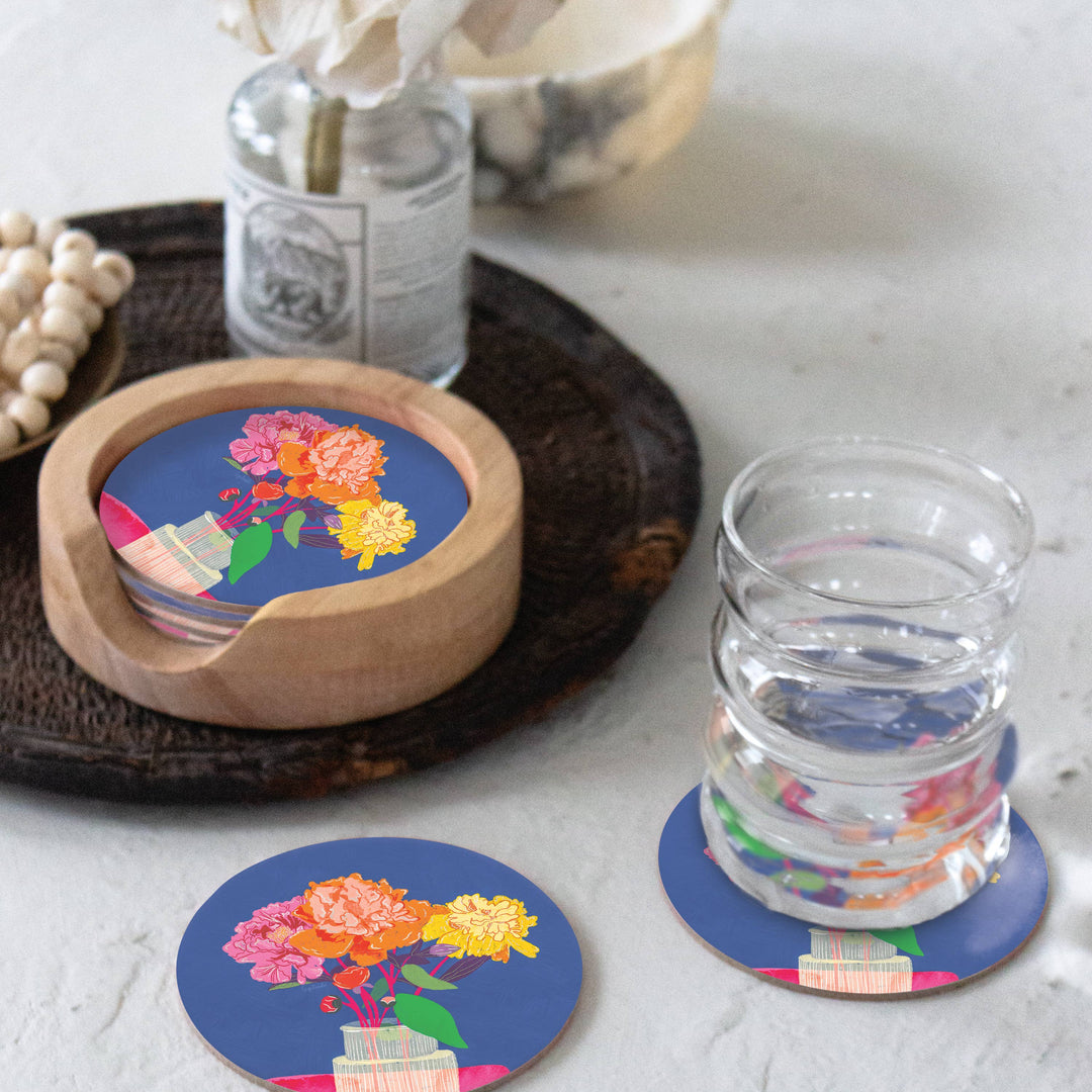 Happiness Coasters, Set Of 4