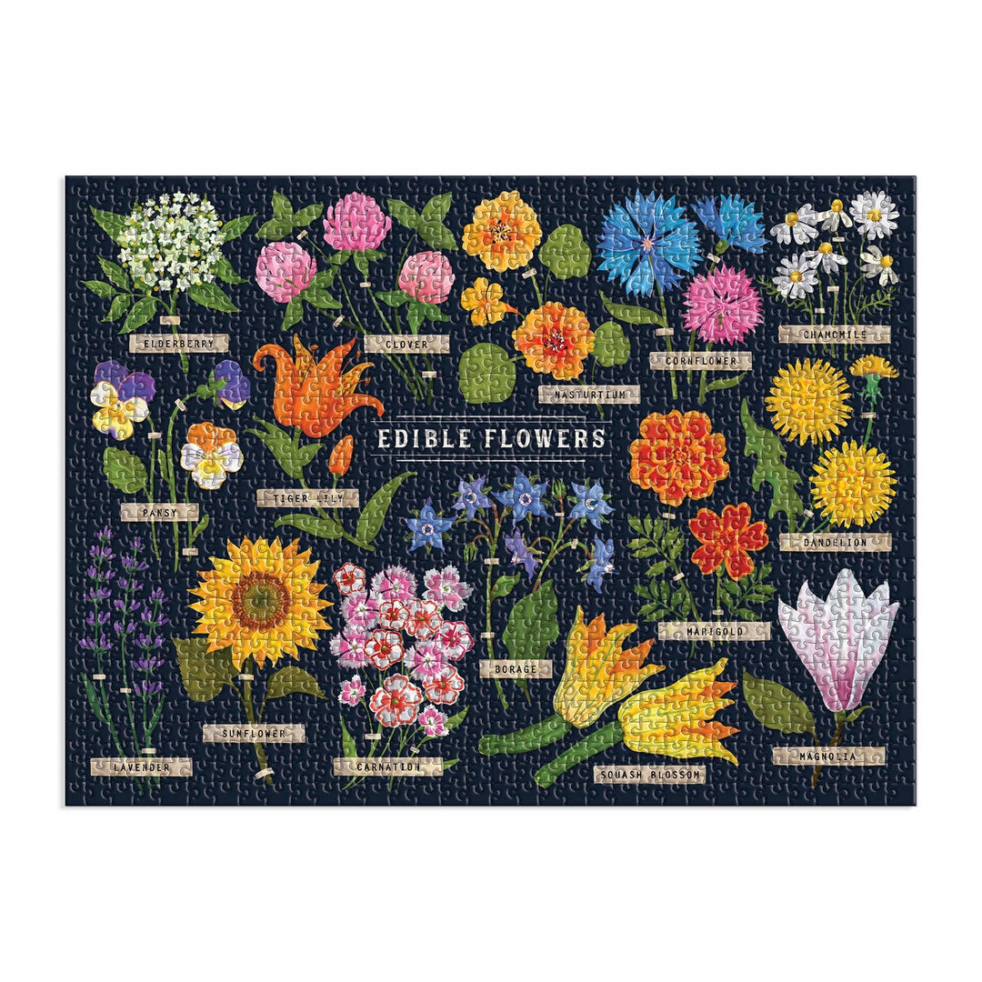 Edible Flowers Puzzle, 1000 Piece