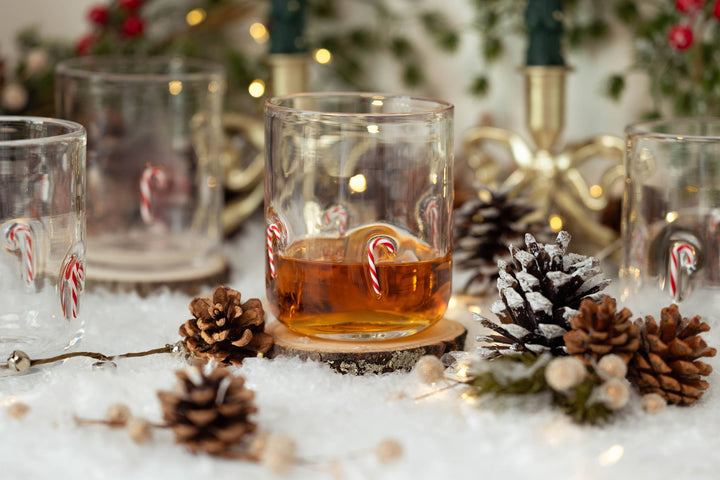 Candy Cane Icon Glass