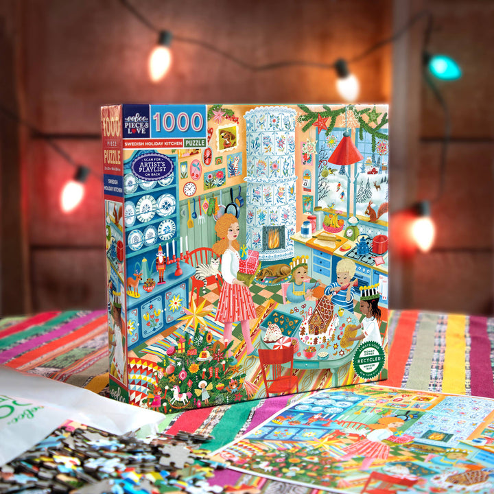 Swedish Holiday Kitchen Puzzle, 1000 Pieces