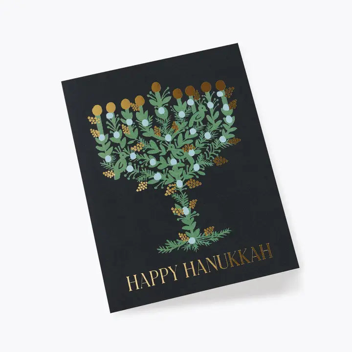 Laurel Menorah Cards, Boxed Set