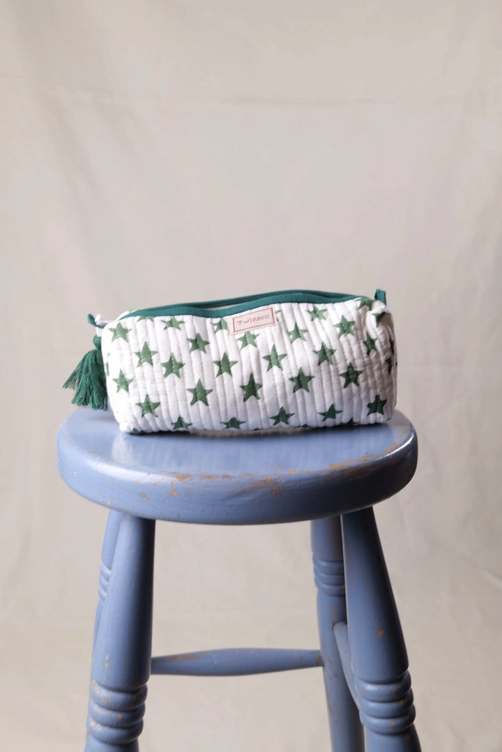 Green Star Pencil Bag
