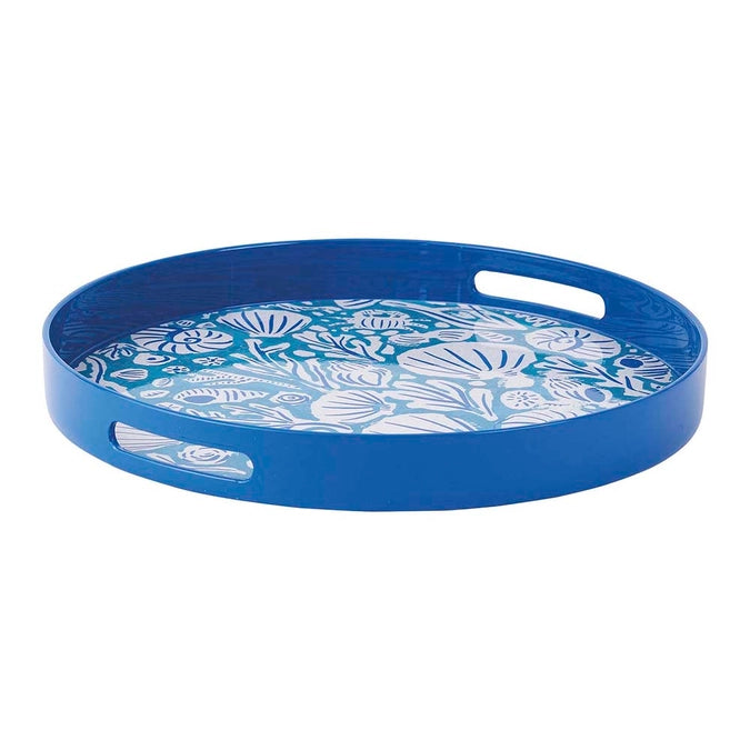 Sea Life 15" Round Tray