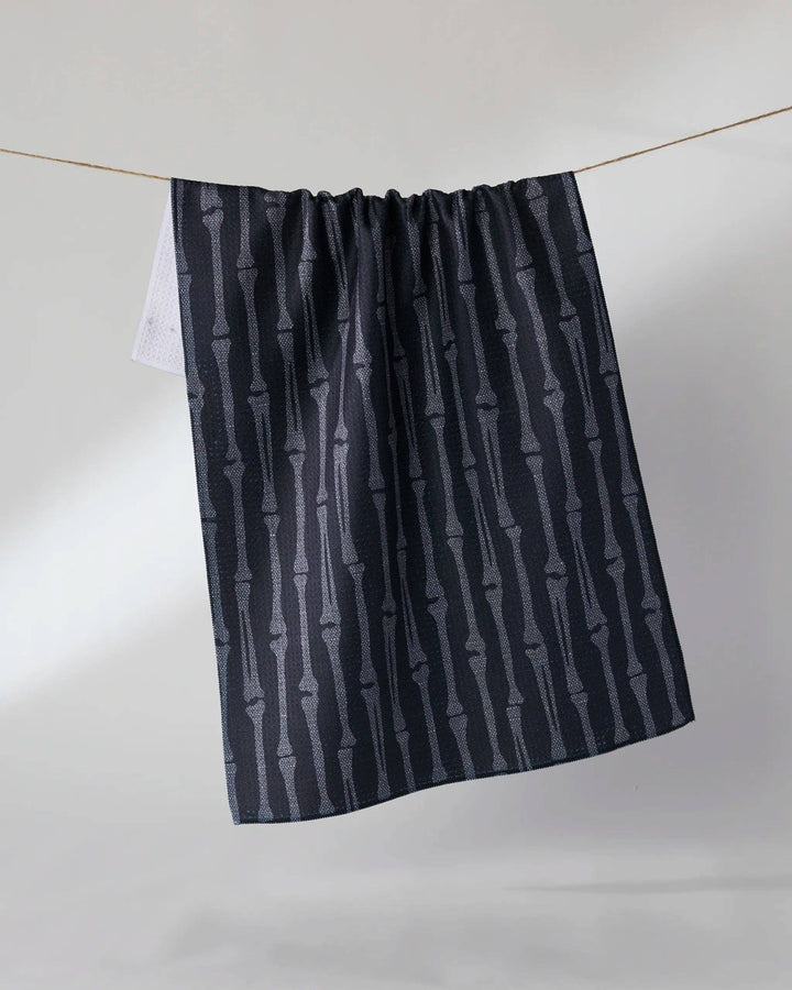 Rattler Tea Towel: Black