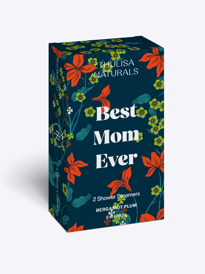 Bergamot Plum Best Mom Ever Shower Steamers, Set Of 2
