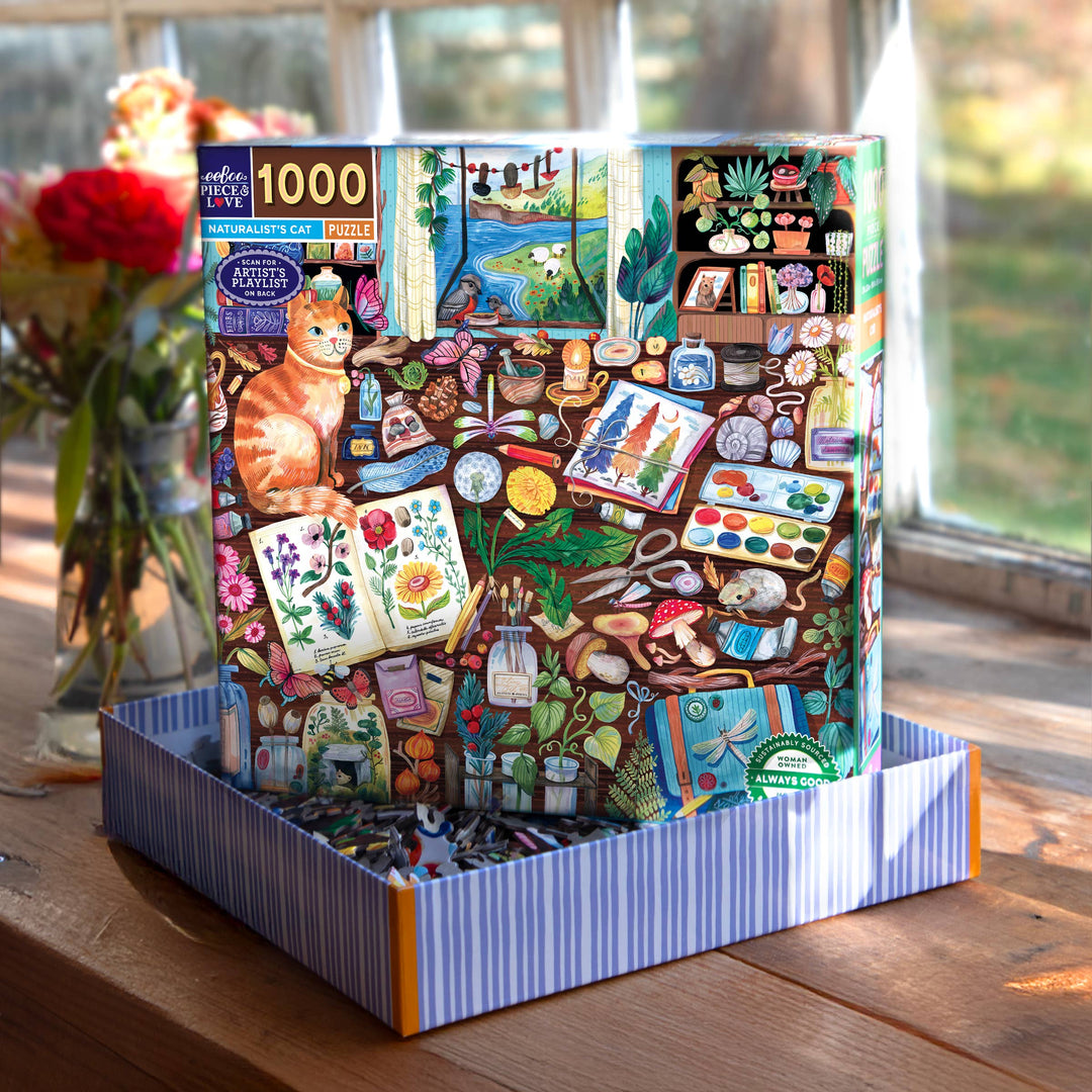Naturalist's Cat Puzzle, 1000 Pieces