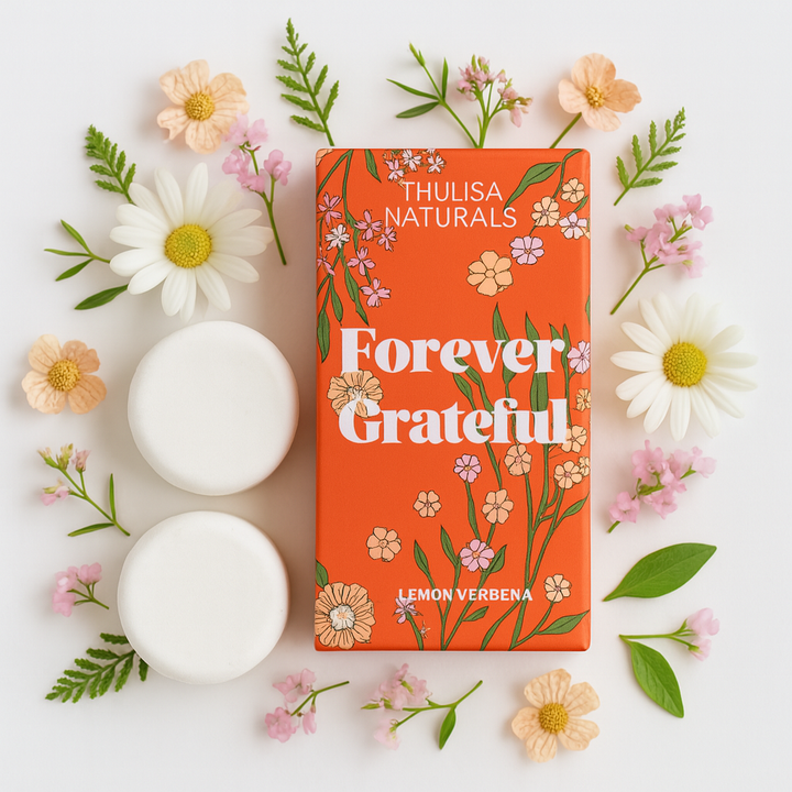 Lemon Verbena Forever Grateful Shower Steamers, Set Of 2