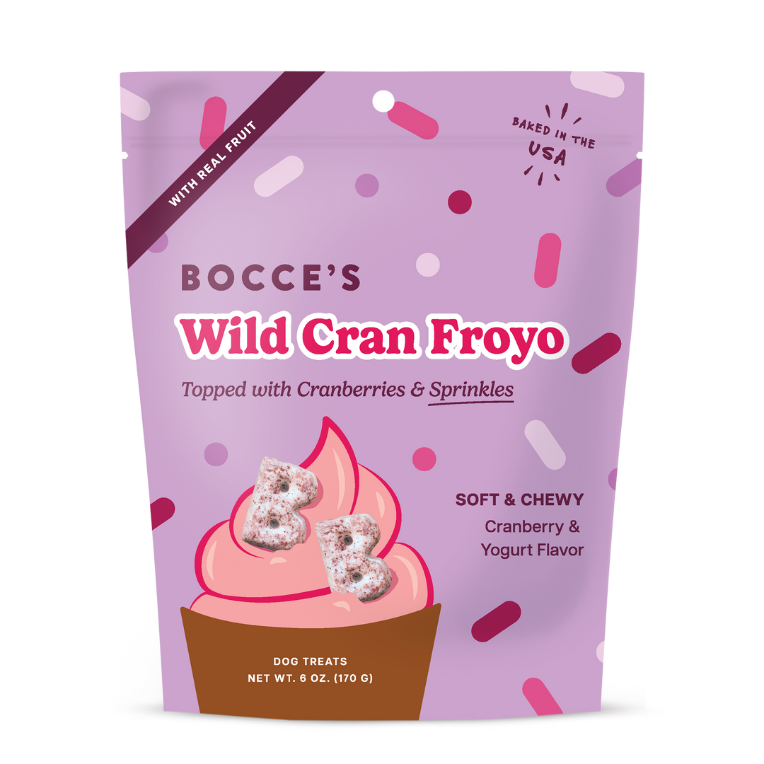 Wild Cran Froyo with Cranberry and Sprinkles, Soft & Chewy,