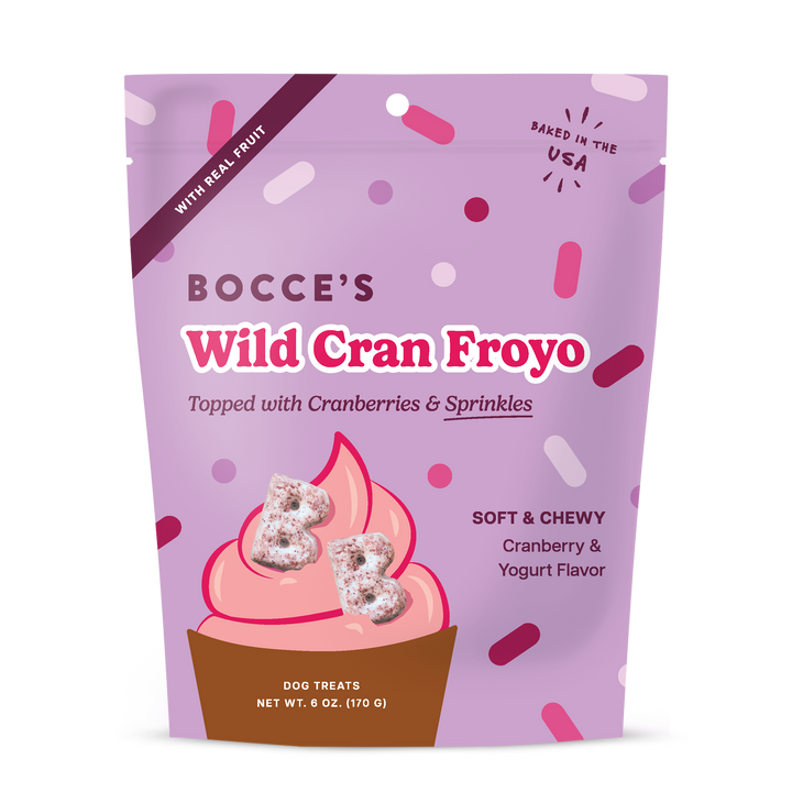 Wild Cran Froyo with Cranberry and Sprinkles, Soft & Chewy,
