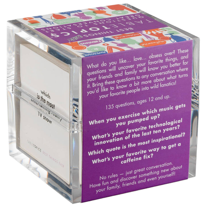Tabletopics Best Things Eve | Conversation Starter Game