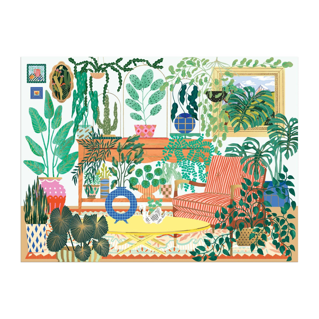 Houseplant Haven Foil Puzzle, 1000 Piece