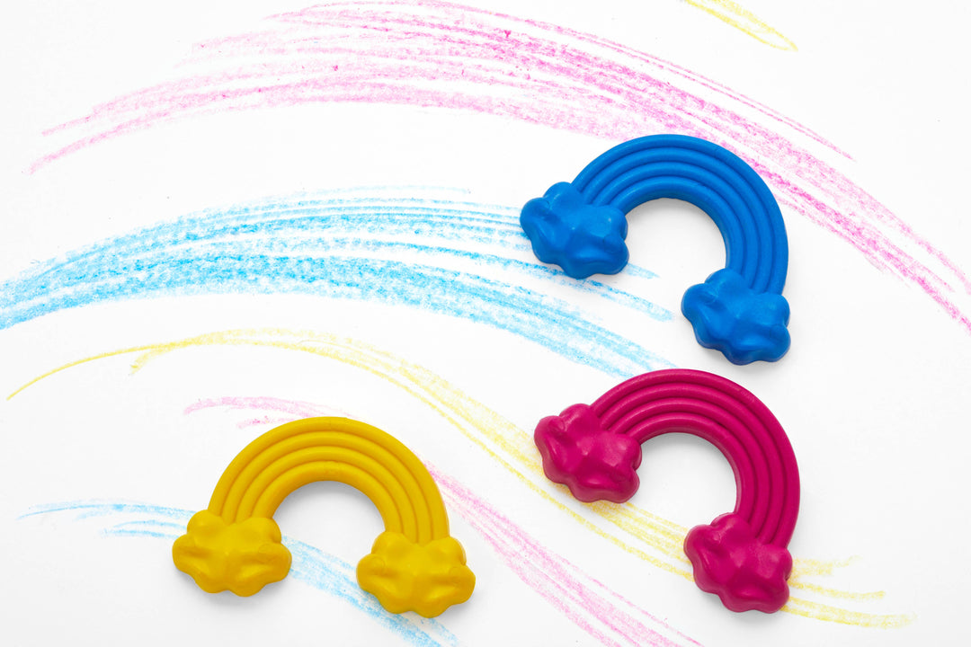 Rainbow Crayons, Set Of 3