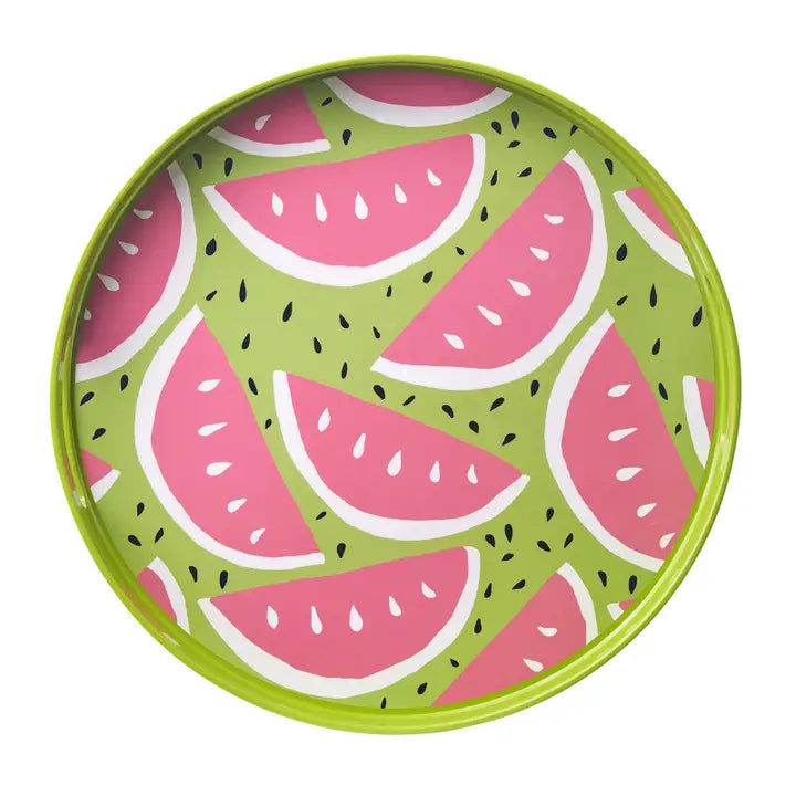 Watermelon Party 15" Round Tray