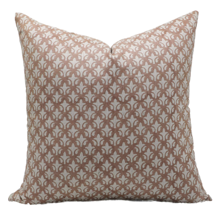 Crafted Print Linen Blend Pillow, 22" x 22"