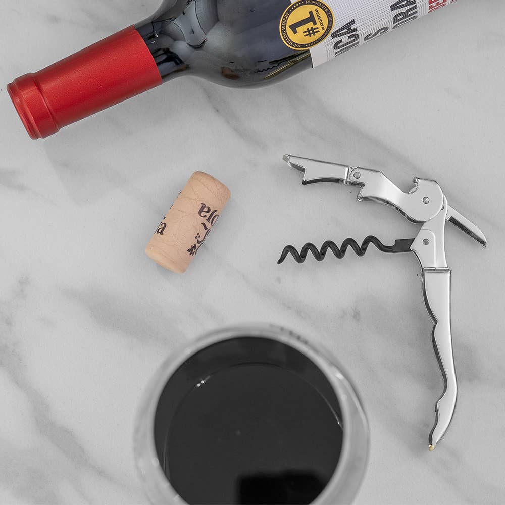 Wine Opener With Stainless Steel Handle