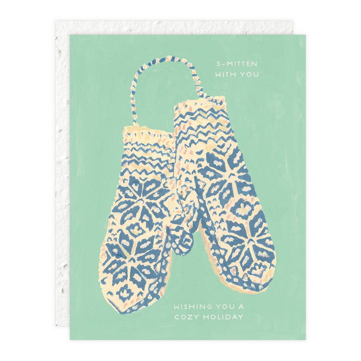 Winter Mittens Greeting Card