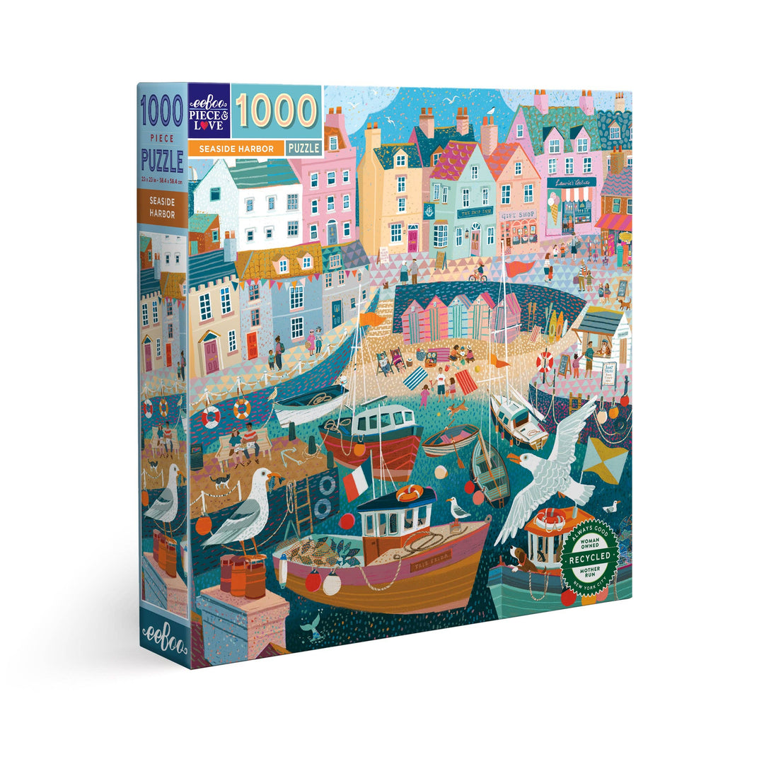 Seaside Harbor Square Puzzle, 1000 Piece