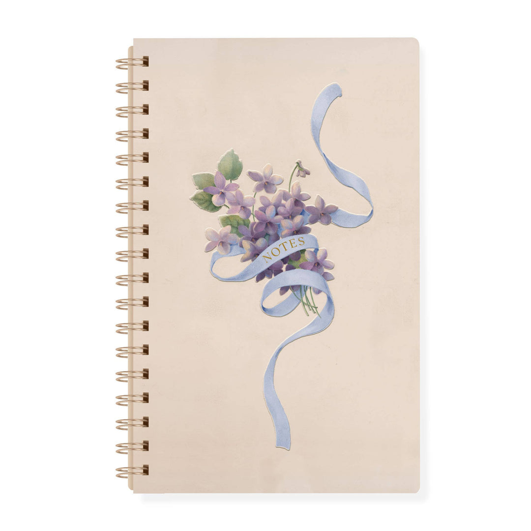 Violet Ribbon Signature Spiral Journal
