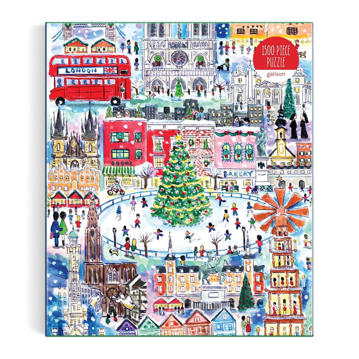 Michael Storrings Christmas Around the World 1500 Piece Puzzle
