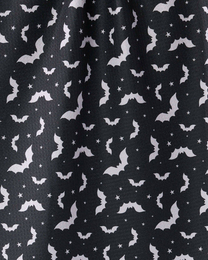 Batty Night Tea Towel: Orange