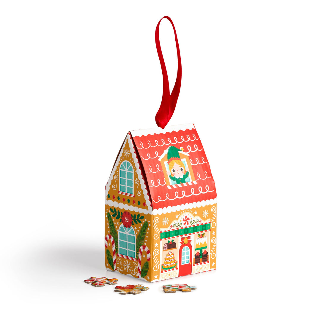 Santa's Bakery Puzzle Ornament, 48 Pieces