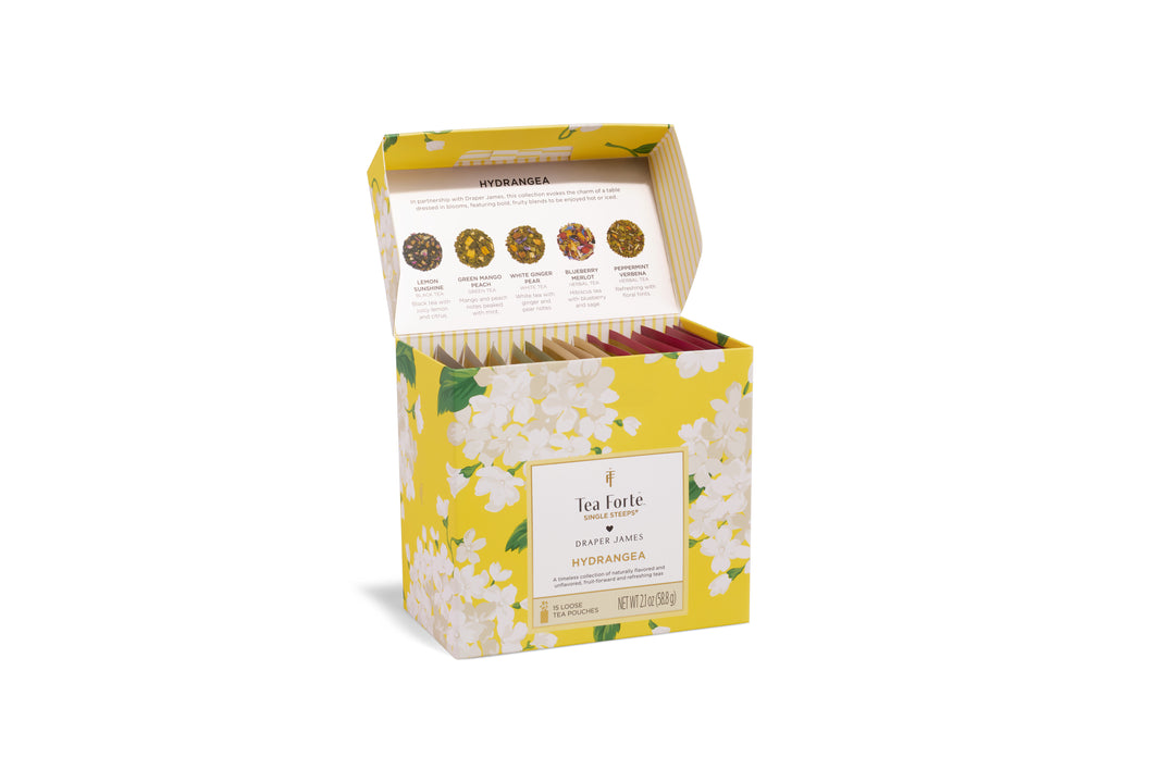 Hydrangea Draper James Single Steeps | 15 Pouches