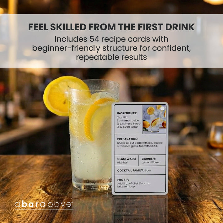 Cocktail Recipe Flash Cards