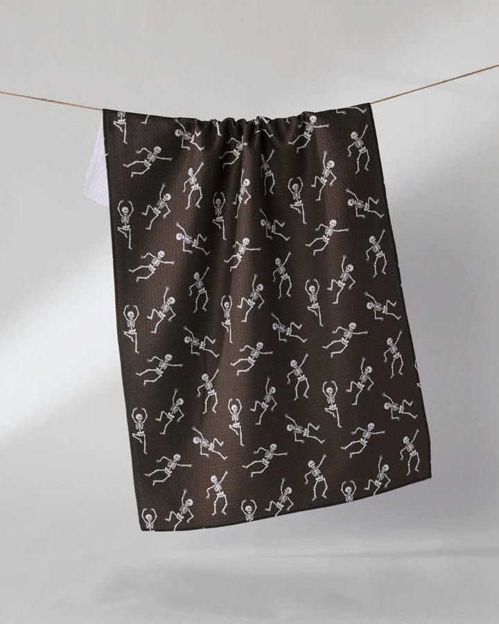 Bone Jamboree Tea Towel: White