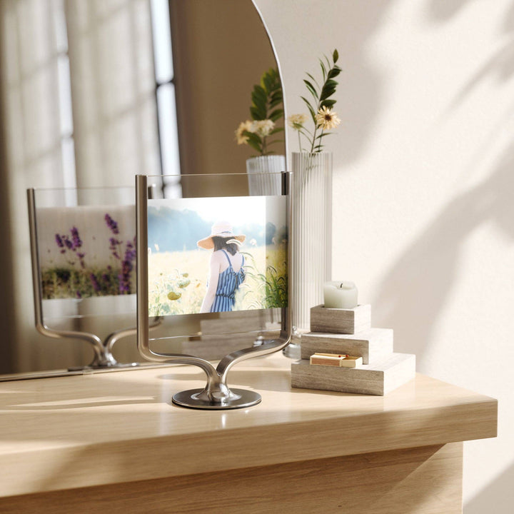 Chrome Wishbone Picture Frame
