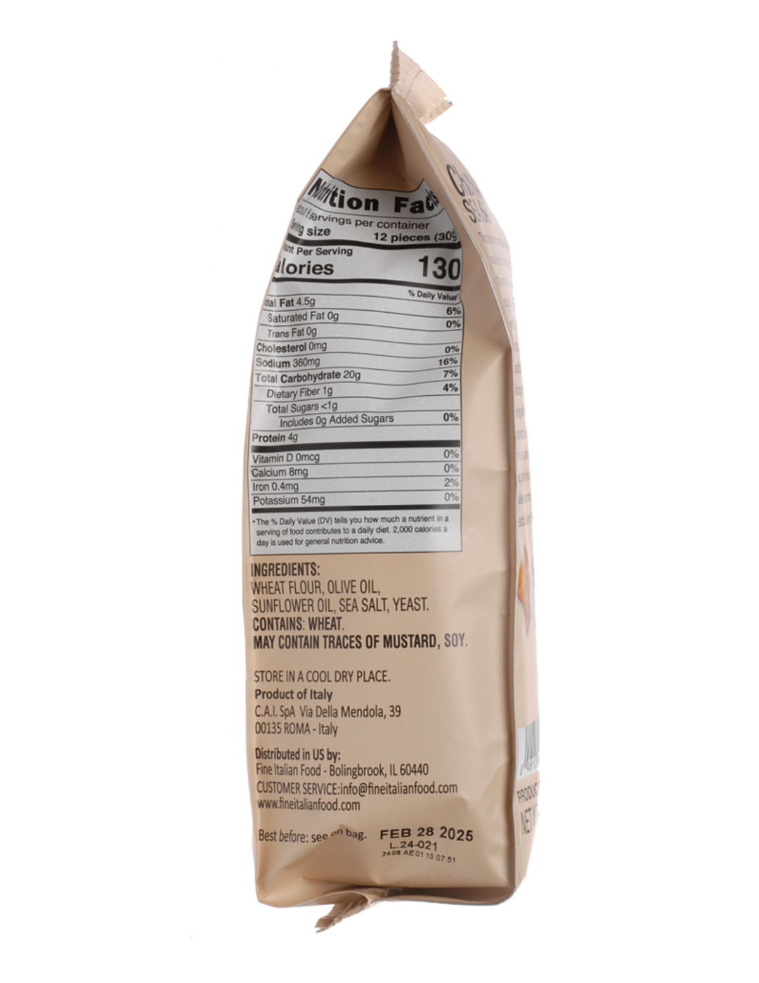 Co. Sanremo Crispina Sea Salt, 6 Oz.